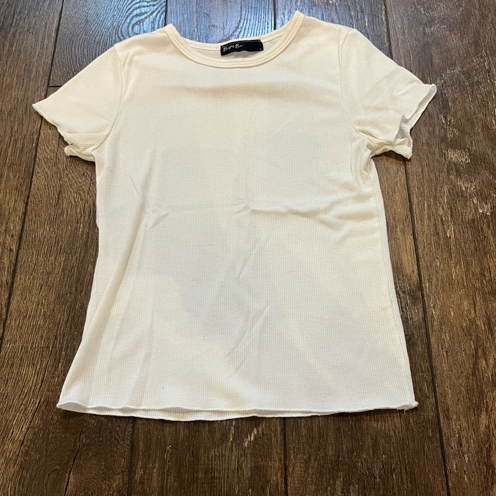 Brit and Bri white t-shirt